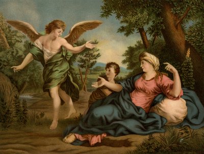 Hagar and Ishmael in the Desert by Pietro da Cortona